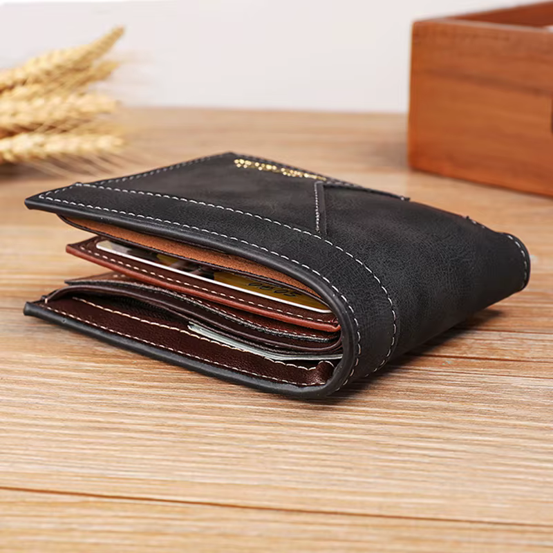 Portefeuille en cuir pour hommes