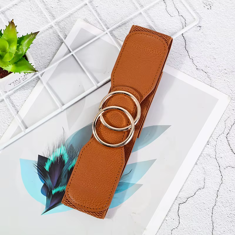 Nouvelle ceinture élastique large pour femmes
