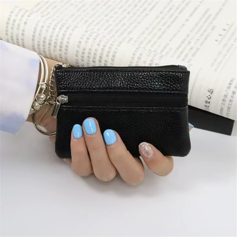 Porte-monnaie en cuir à la mode pour femmes