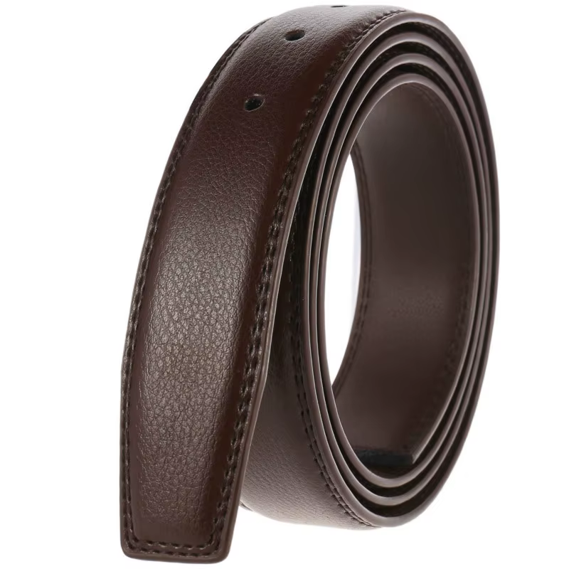 Ceinture pour hommes 100% ceintures à boucle en peau de vache Pure sans