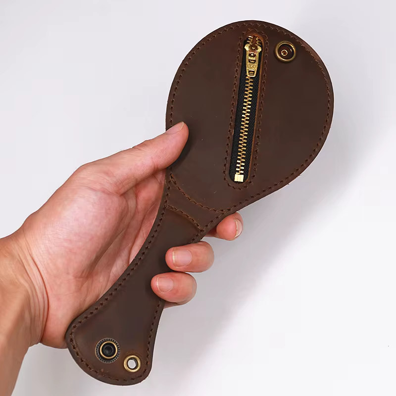 100% porte-monnaie en cuir véritable Boston