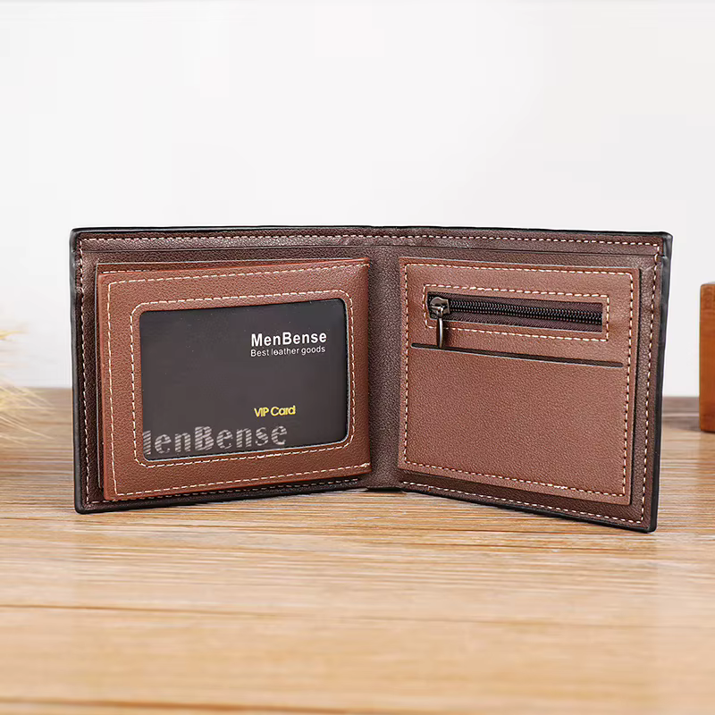 Portefeuille en cuir pour hommes