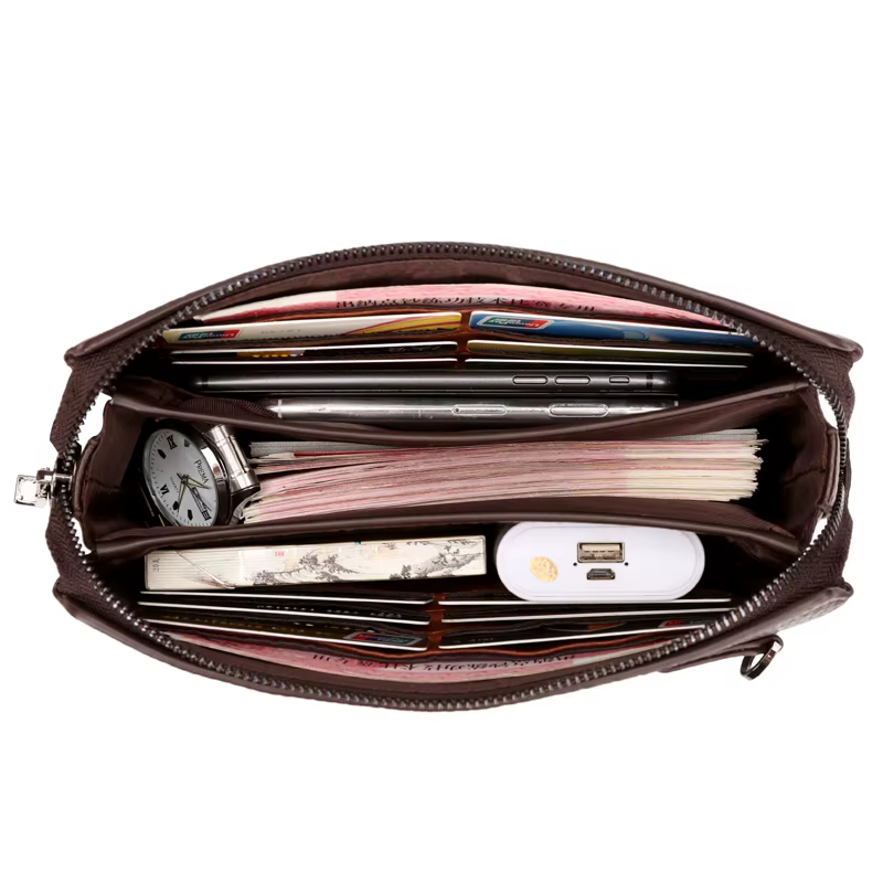 Marque de luxe hommes portefeuille en cuir Long