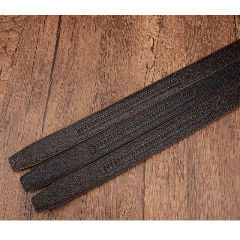 Ceinture en cuir véritable pour hommes