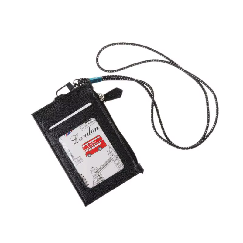 Porte-cartes de visite en cuir PU pour hommes et femmes