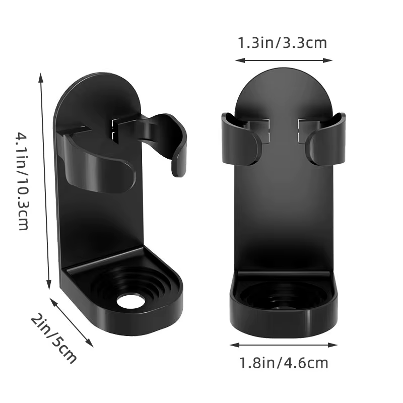 supports de rasoirs porte rasoir support rasoir etagere murale Porte-rasoir avec crochets de rangement pour brosse à dents, support auto-adhésif sans poinçon, sans trace, porte-brosse de rasage électr