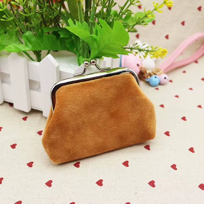 Porte-monnaie en velours côtelé pour femmes, sac d'argent couleur bonbon, petit portefeuille, pochette, sac à clés pour dames, Mini porte-monnaie