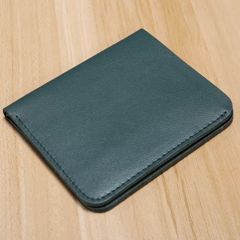 Portefeuille en cuir véritable pour hommes, décontracté, design de luxe, court, porte-cartes mince, sac d'argent solide, marque célèbre, portefeuille minimaliste fin