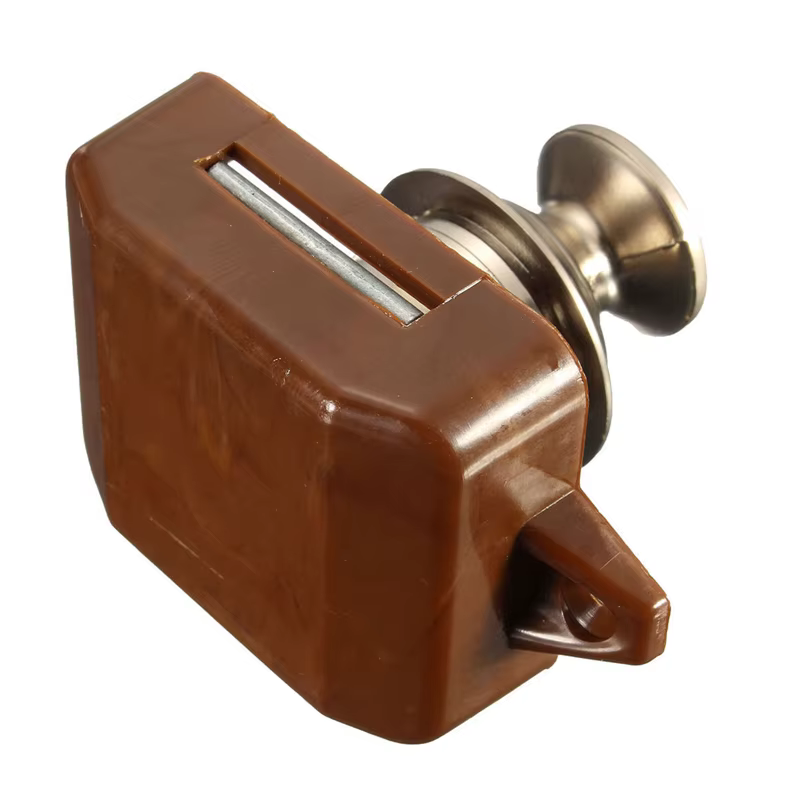 Serrure à bouton poussoir pour camping-car, 20mm, pour caravane, bateau, moteur, maison, armoire, tiroir, quincaillerie pour meubles, serrure de porte