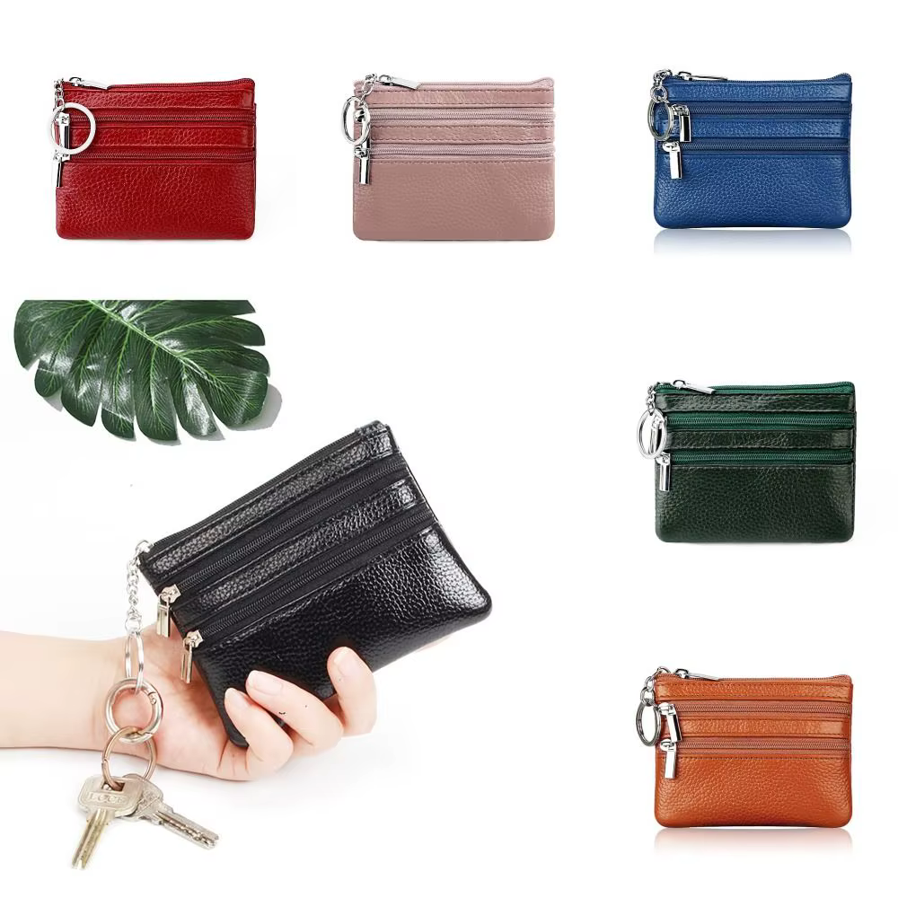 Porte-monnaie en cuir PU pour hommes