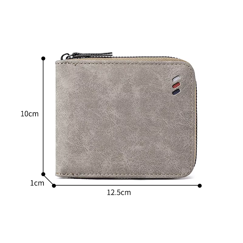 Nouveau portefeuille pour hommes de grande capacité-organisateur multi-cartes avec fonctionnalités antivol