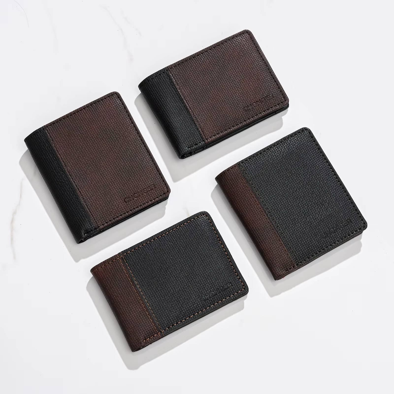 Portefeuilles pour hommes avec poche à monnaie