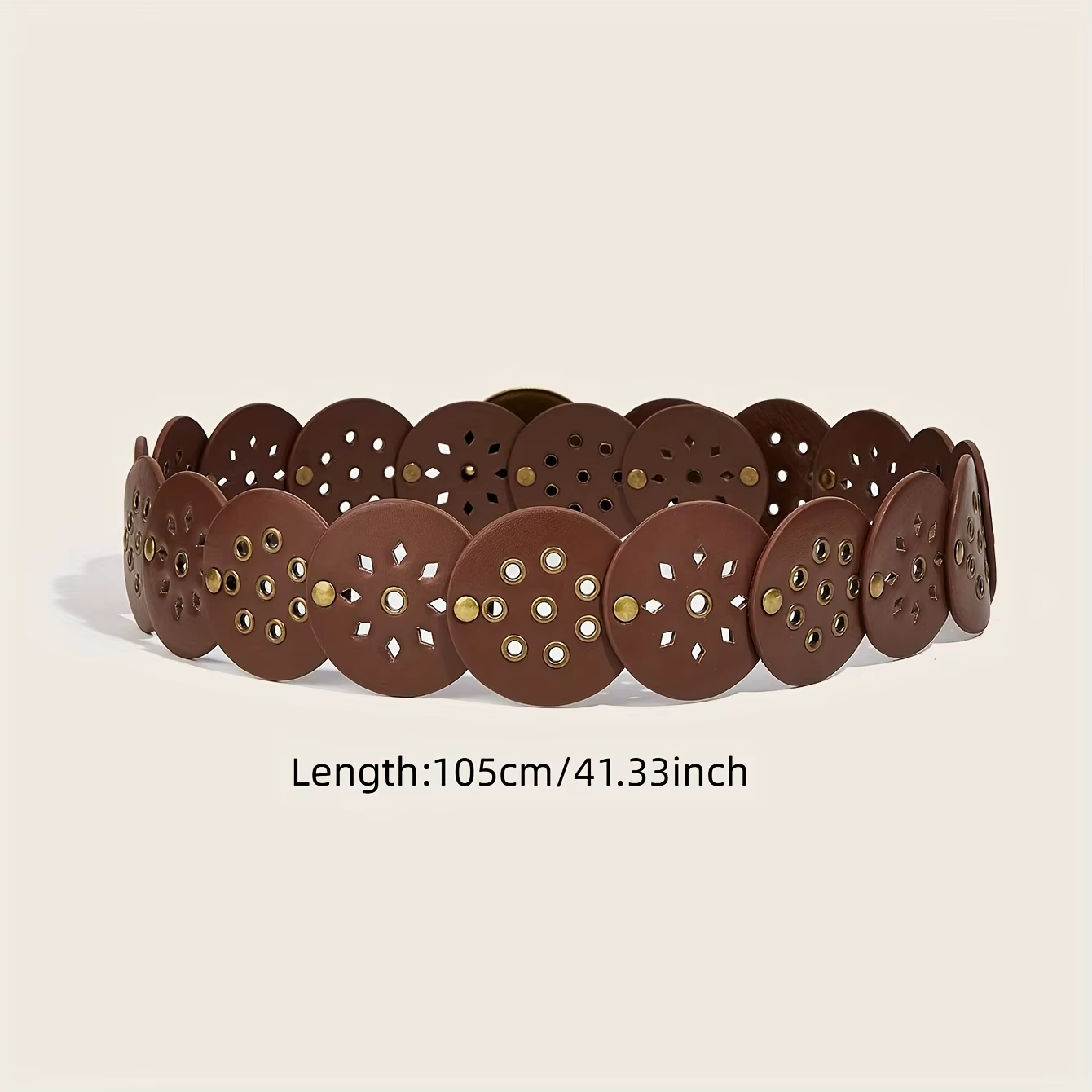 Ceinture bohème marron pour femmes