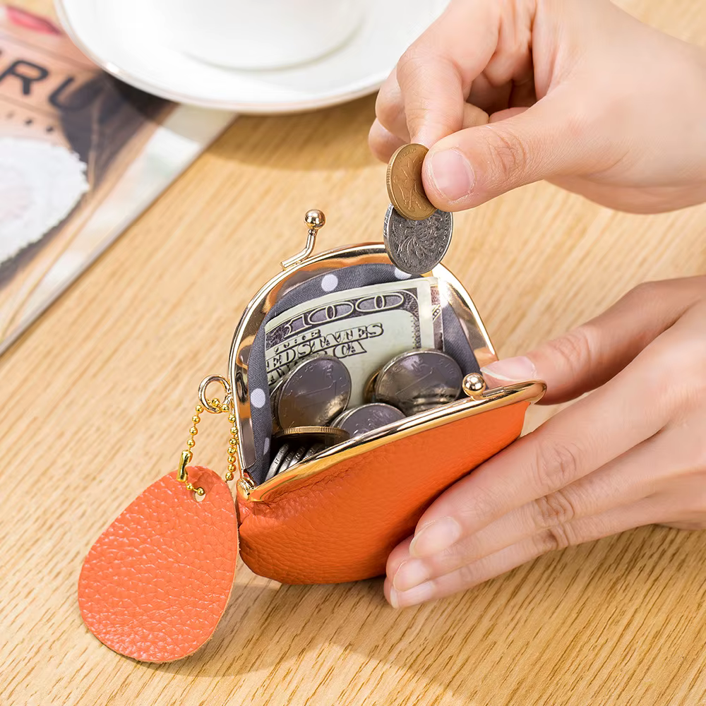 Porte-monnaie Kiss Lock pour femmes