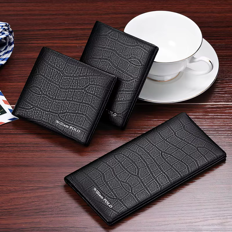 WIcomparaisons AMPOLO-Portefeuille en cuir de vachette véritable pour homme