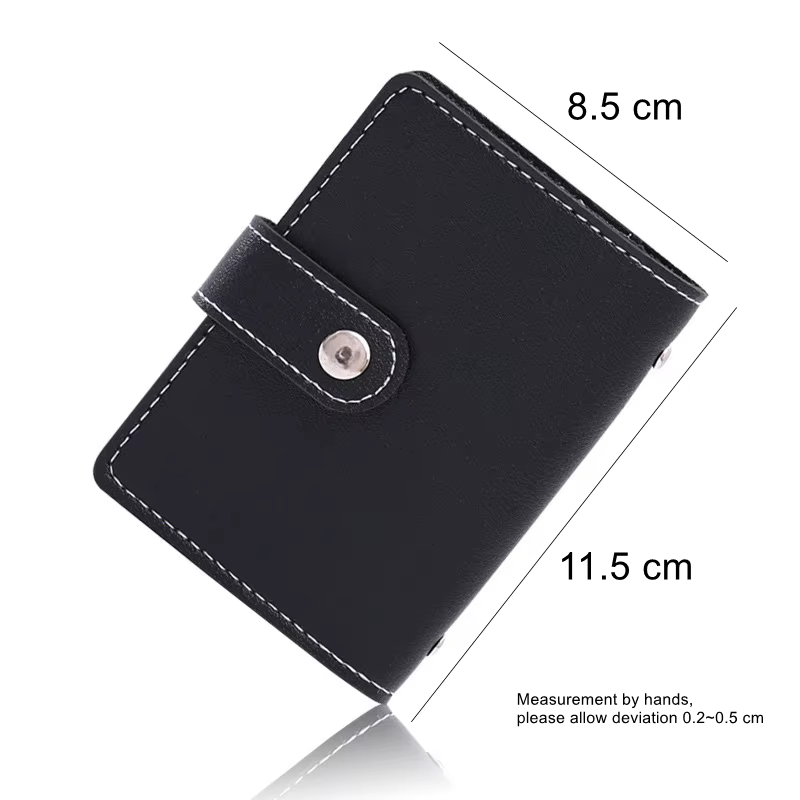 Nouveau RFID 26 fentes Bits porte-carte sac Simple solide étui de poche femmes hommes crédit carte d'identité