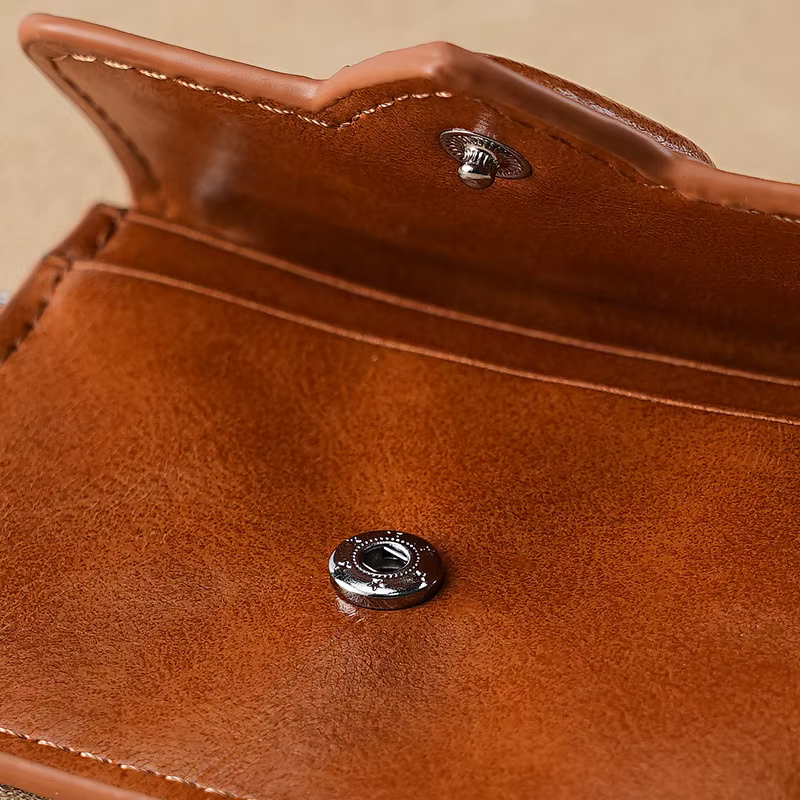 Porte-cartes en cuir PU pour femmes