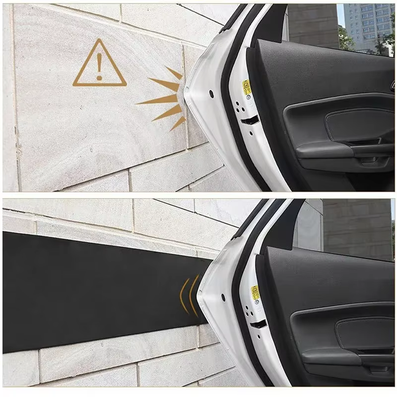 200X20 cm protecteur de porte de voiture Garage en caoutchouc style de voiture garde murale pare-chocs sécurité Parking lèvre pare-chocs
