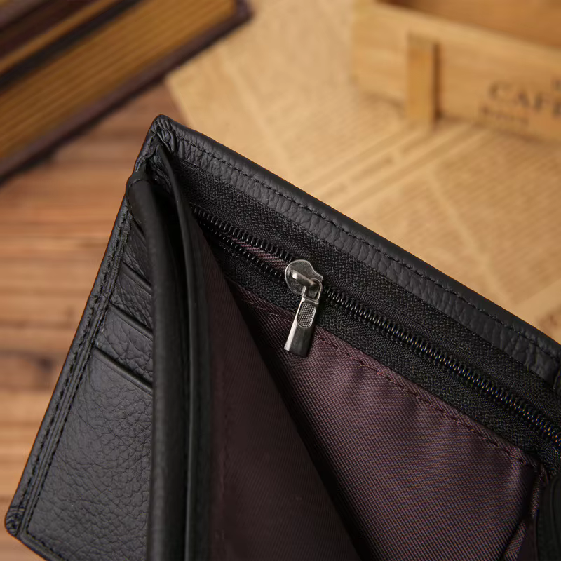 Cuir véritable hommes portefeuilles produit Premium