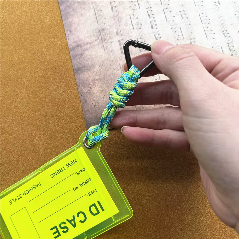 RapMetal-Sangle de porte-clés en nylon faite à la main, ULJOPremium, pendentif universel prédire, lanière courte