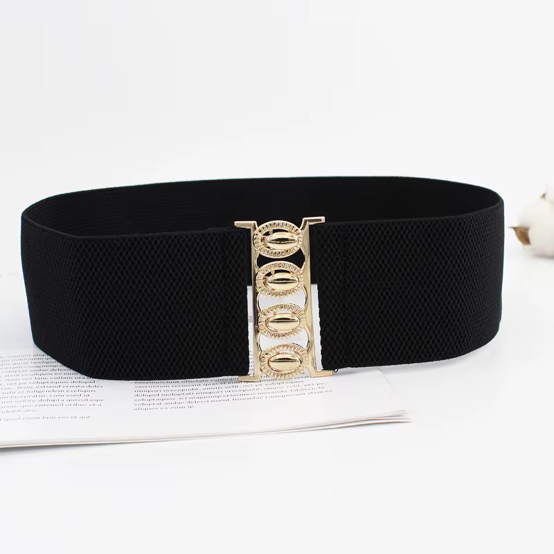 Ceinture large élastique pour femme