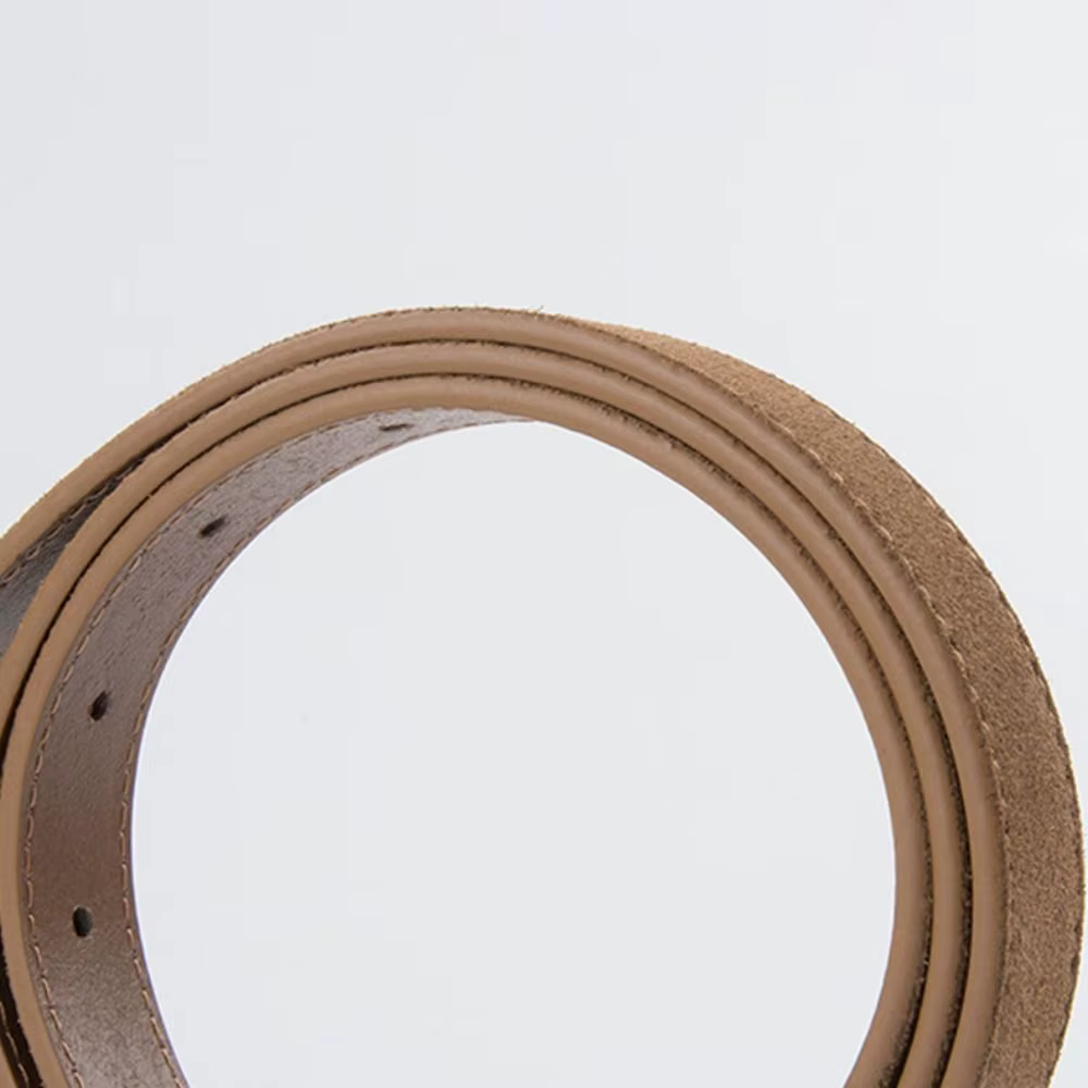 Ceinture en cuir suédé pour femme