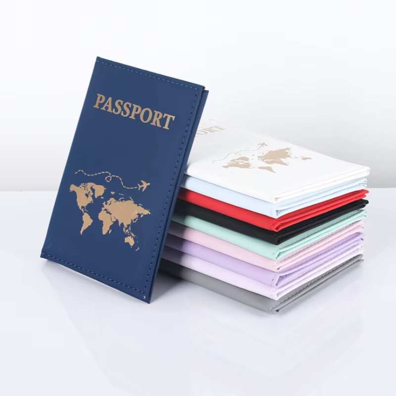 Porte-passeport en cuir pour femmes et hommes