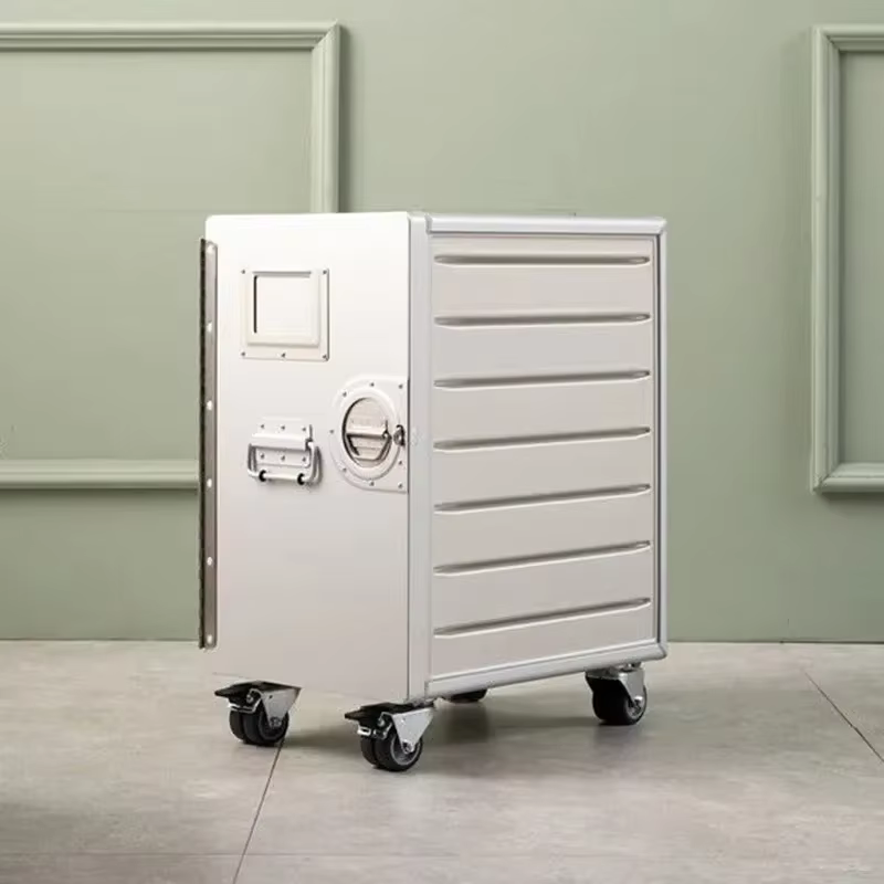 Boîte de rangement en métal de type MELType, boîtes d'armoire à roulettes modernes simples, salon, chambre à coucher, boîte de rangement domestique