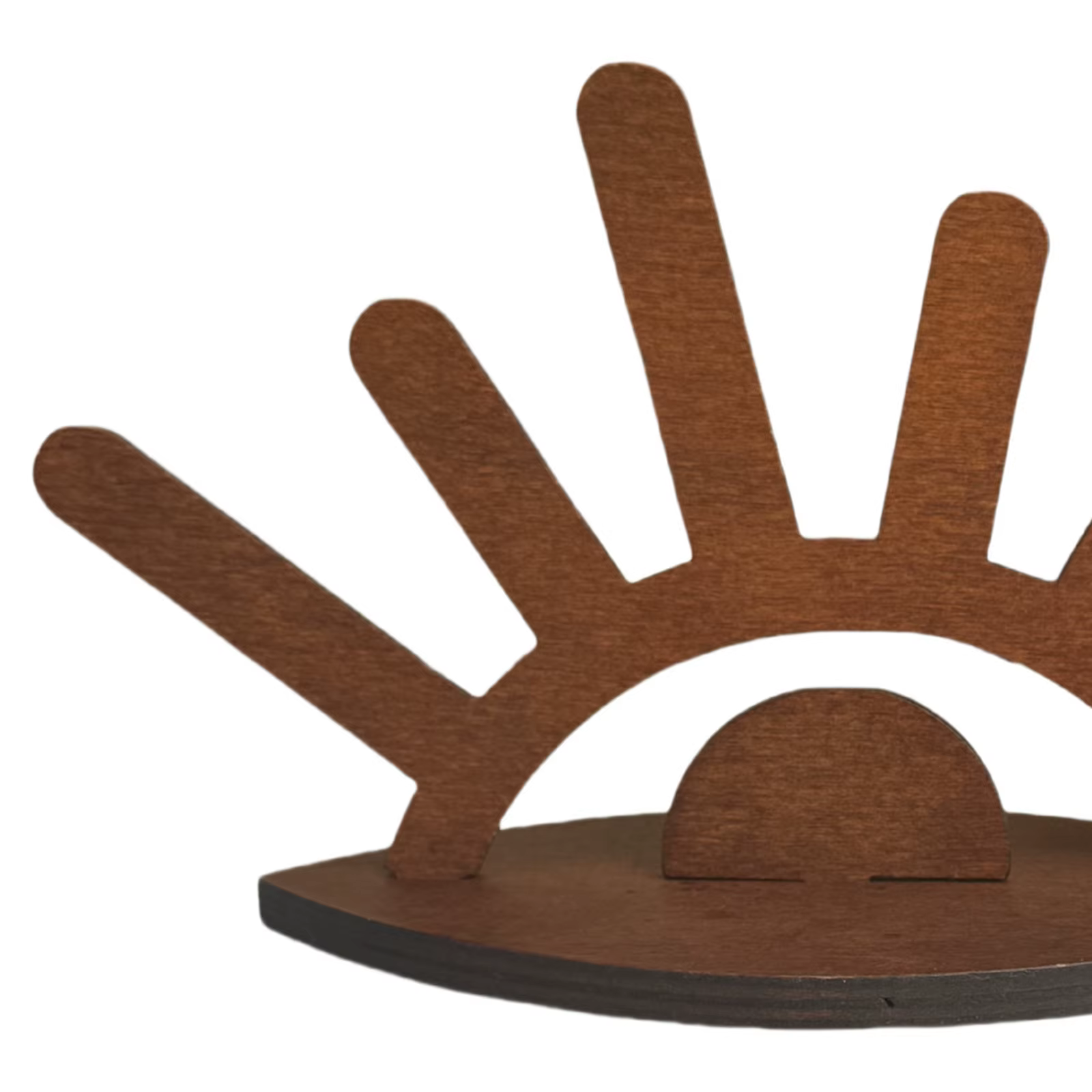 Présentoir de bijoux en bois créatif, porte-anneaux, organisateur artisanal pour colliers, boucles d'oreilles, décoration de maison, cadeau