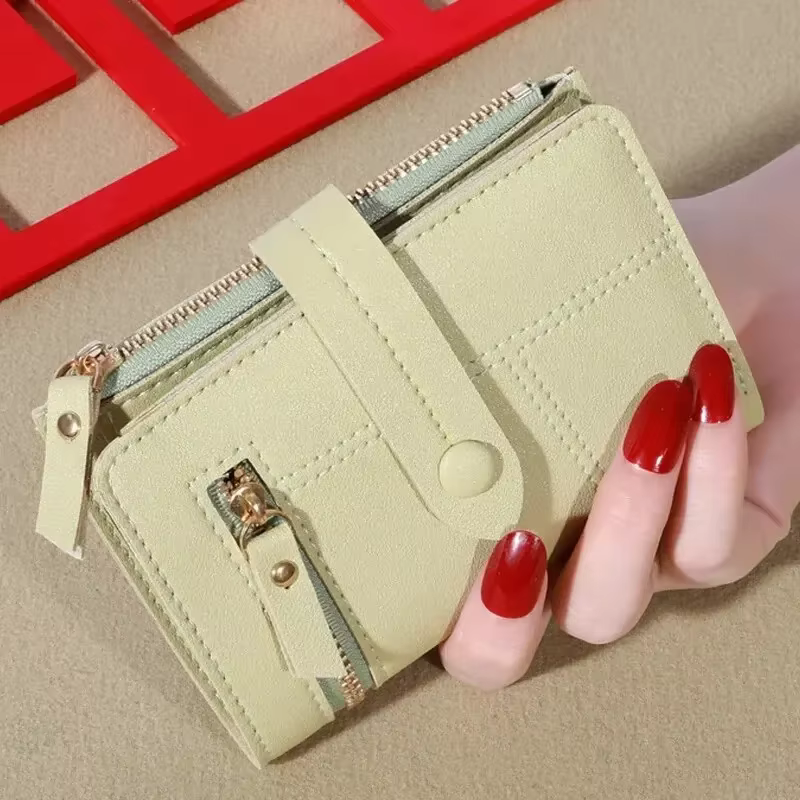 Portefeuille mi-long polyvalent et haut de gamme pour femme