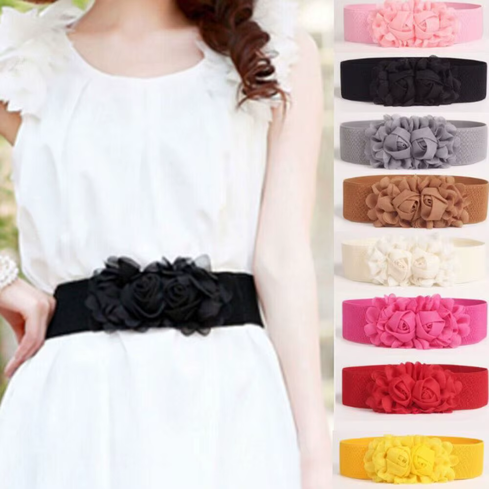 Ceinture large pour robe pour femme