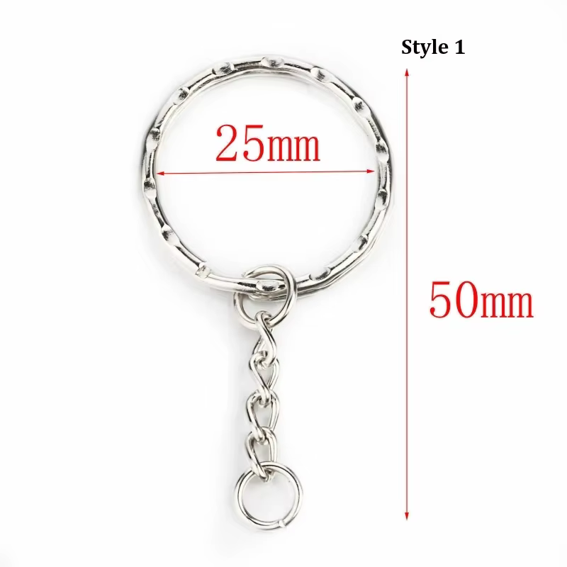 Ensemble de combinaison de porte-clés en métal