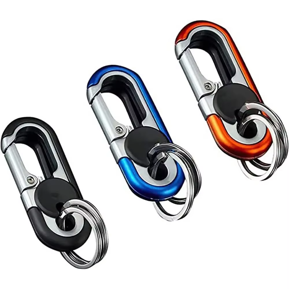 Porte-clés à Double anneau pour hommes
