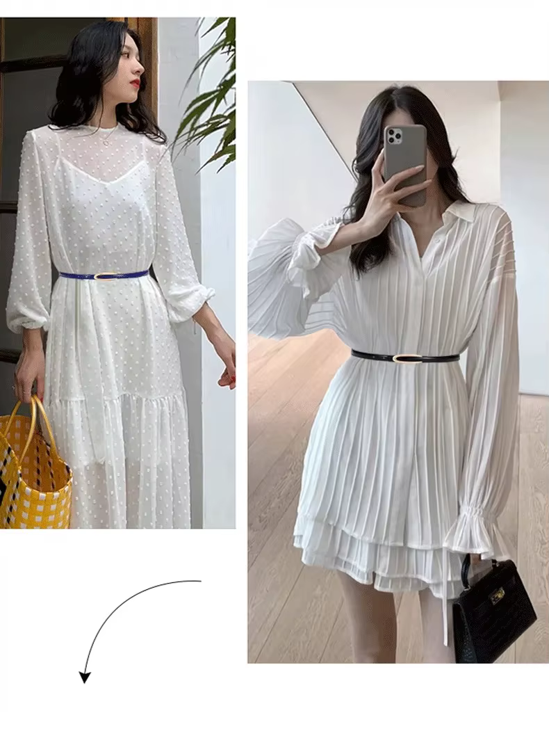 Ceinture en cuir véritable pour femme