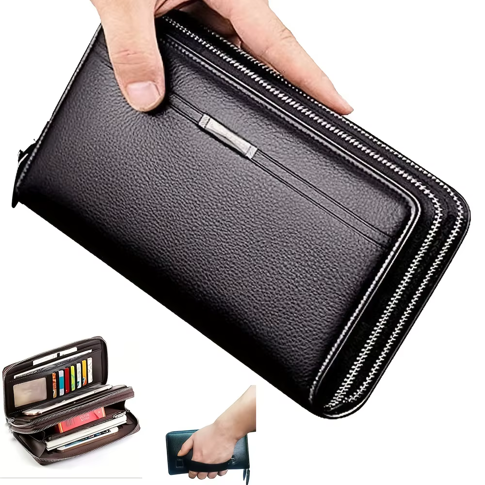 Portefeuille Long en cuir pour hommes