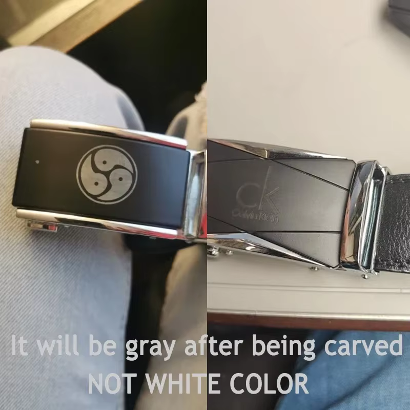 Ceinture en cuir avec nom personnalisé pour hommes