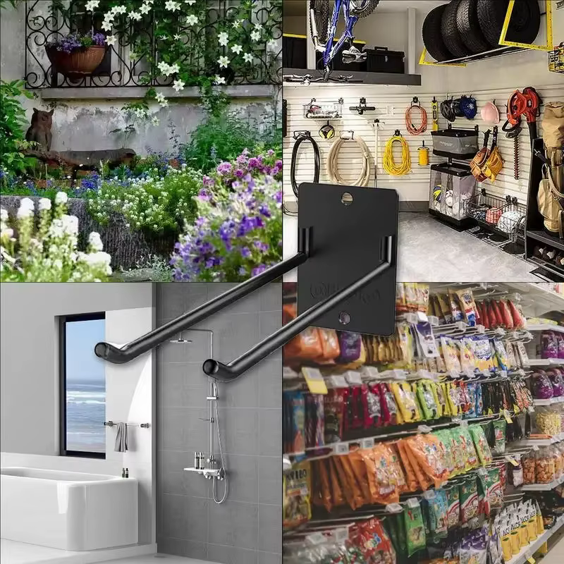 Système de stockage d'outils crochets support mural rangement de Garage multi-usages organisateur d'outils de jardin pour entrepôt crochet mural de Garage