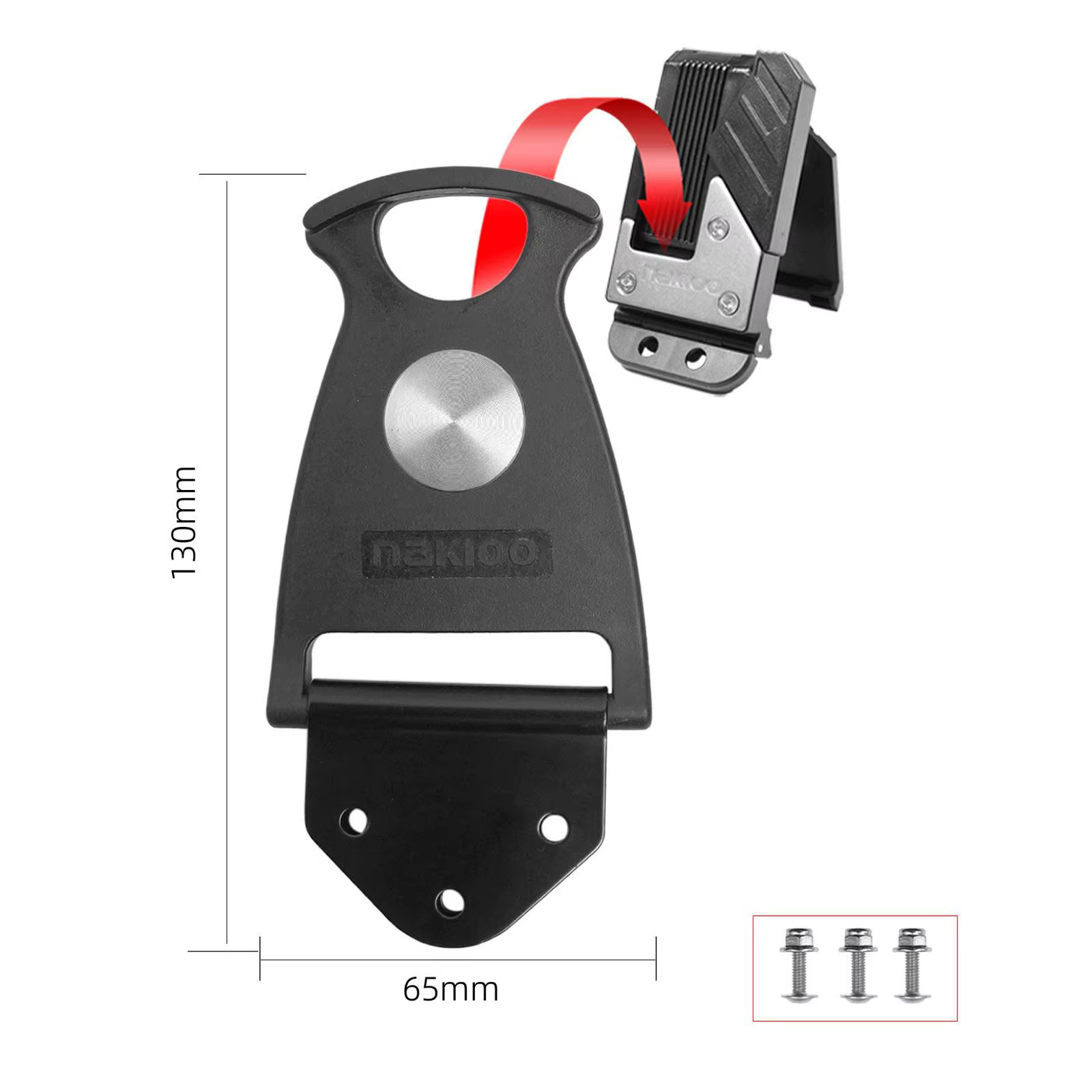Clip de ceinture pour pochette à outils – Remplacement flexible, pratique et portable pour fixation rapide sur la taille