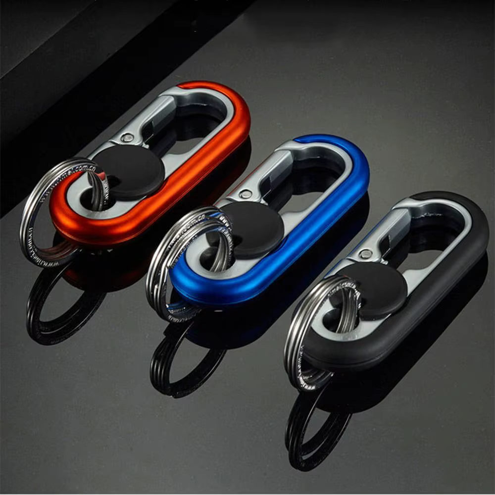 Cadeau pour homme boucle de clé en métal porte-clés d'affaires