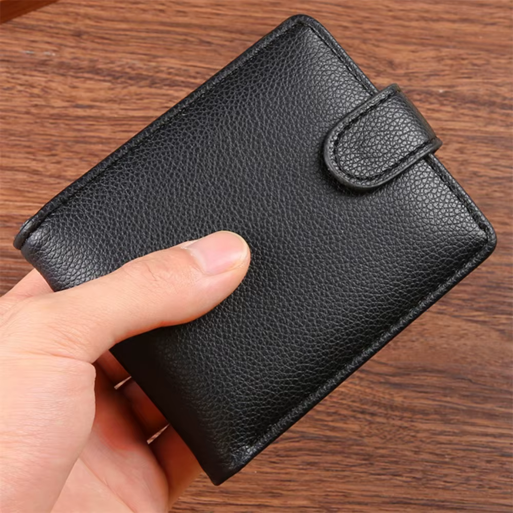 ISKYBOB portefeuille pour hommes plusieurs fentes pour cartes ID/porte-carte de crédit mode Vintage affaires