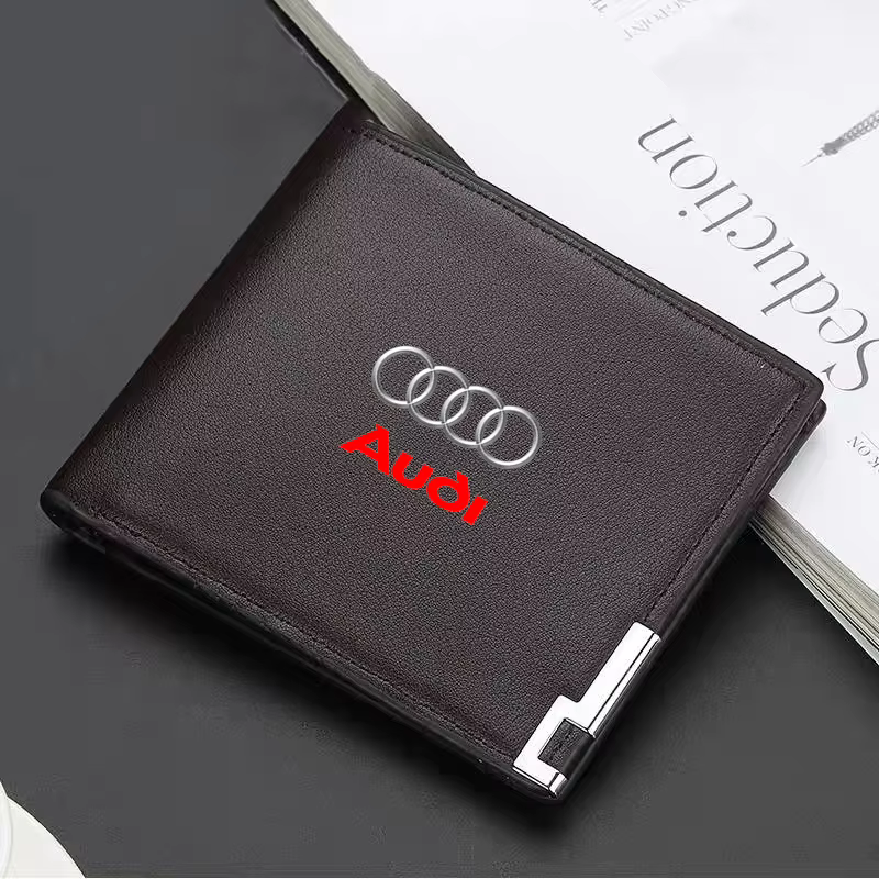 Porte-cartes et porte-monnaie pour voiture avec autocollant pour Audi A3 A4L RS3 S3 RS6 Q5 Q7 Q3 Q5 TT RSQ5 A2 A4 A5 A6 A7 A8 Q1 Q2