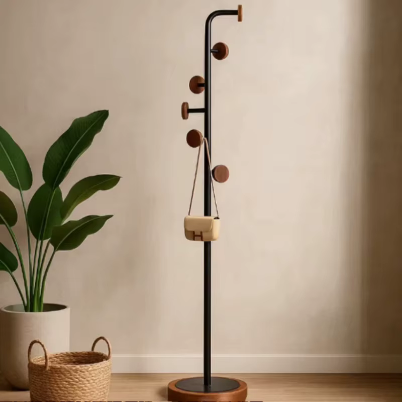 Porte-manteau design de luxe en bois, style îlot, pour vêtements et vestes, pour salon et hôtel, Appendiabiti Da Parete, Mobilier d'hôtel