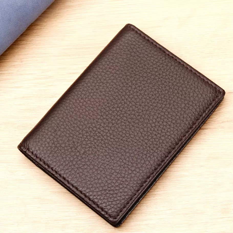 Porte-Cartes en Cuir Minimaliste pour Homme