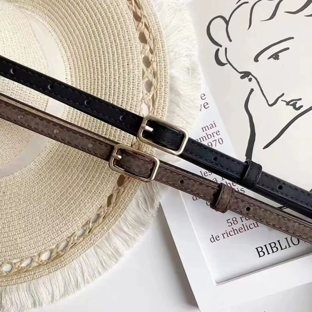 Ceinture en cuir PU pour femme