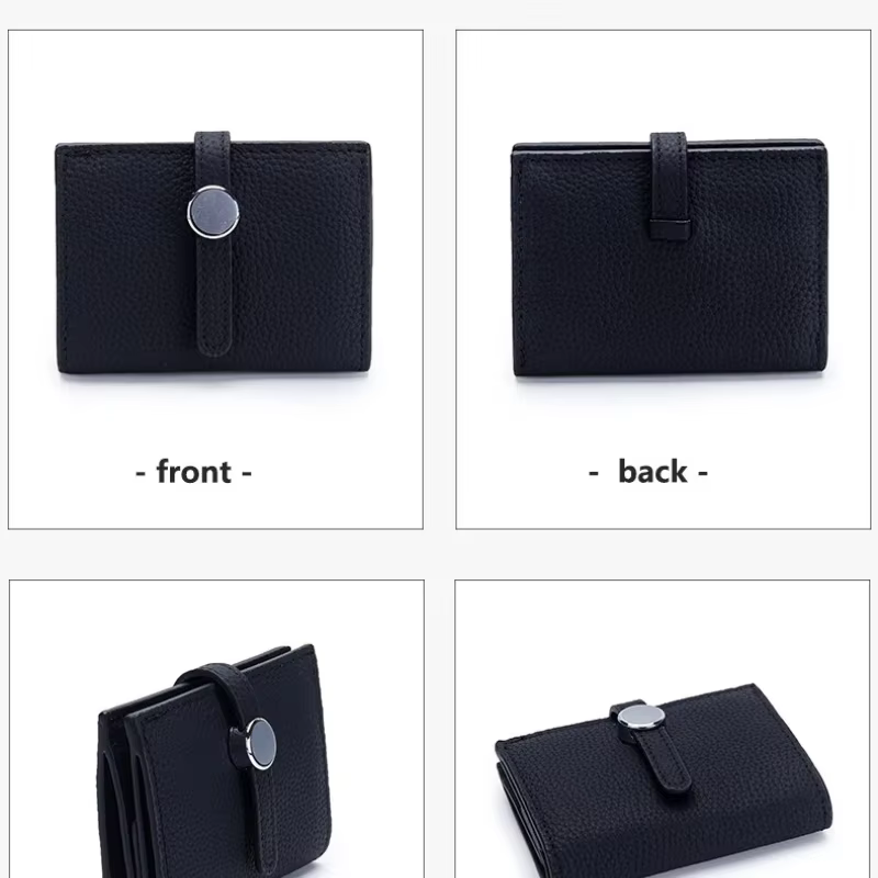 Petit portefeuille en cuir pour femmes