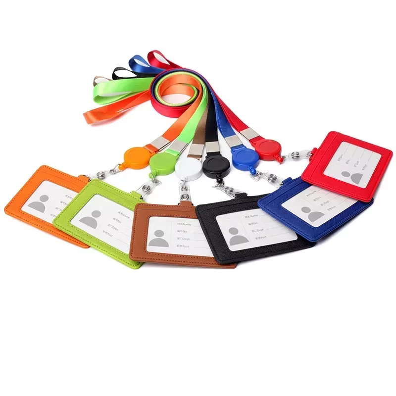 Porte-cartes multifonctionnel avec lanière pour hommes et femmes