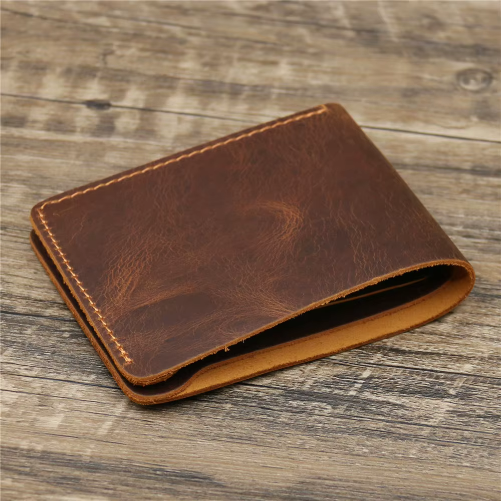 Porte feuille hommes en cuir véritable pour hommes
