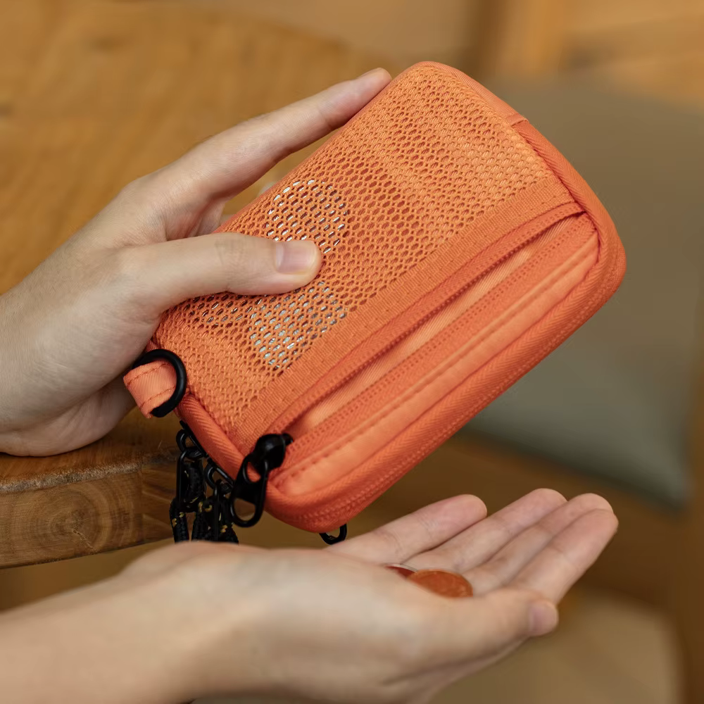 Mini portefeuille porte-monnaie – Porte-cartes de grande capacité, petit portefeuille multi-fentes pour femmes et hommes