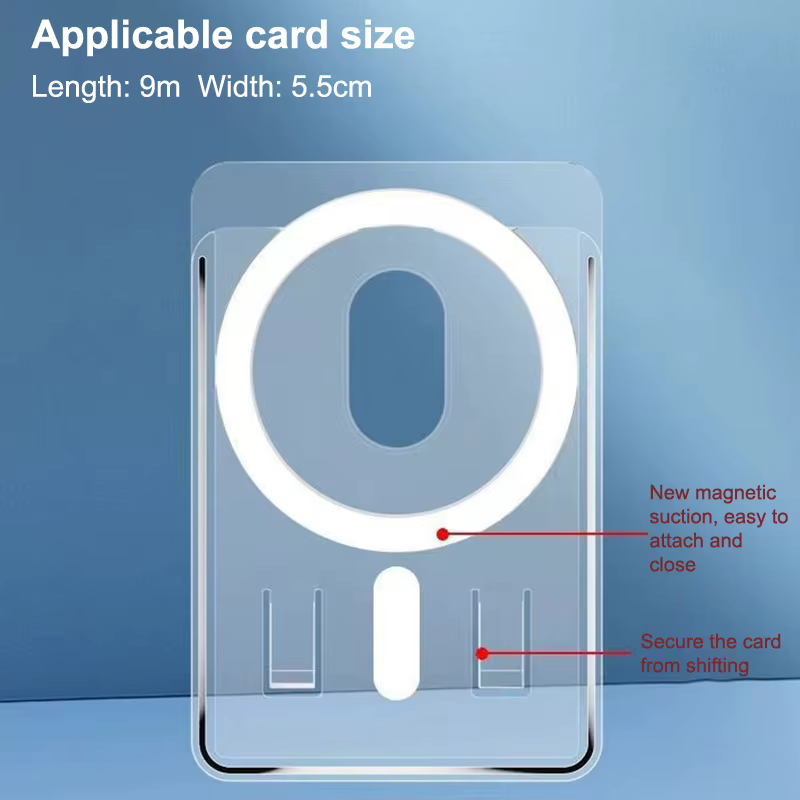 Porte-cartes magnétique conviviale ré pour carte bancaire de bus