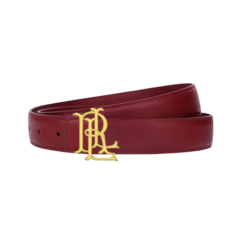 Ceinture élégante avec lettres dorées pour femme – Une luxueuse